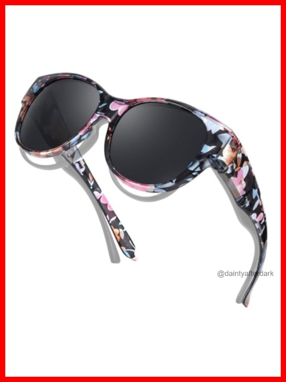 Polarized Fit Over Sunglasses Square Oversized UV400 for Driving
